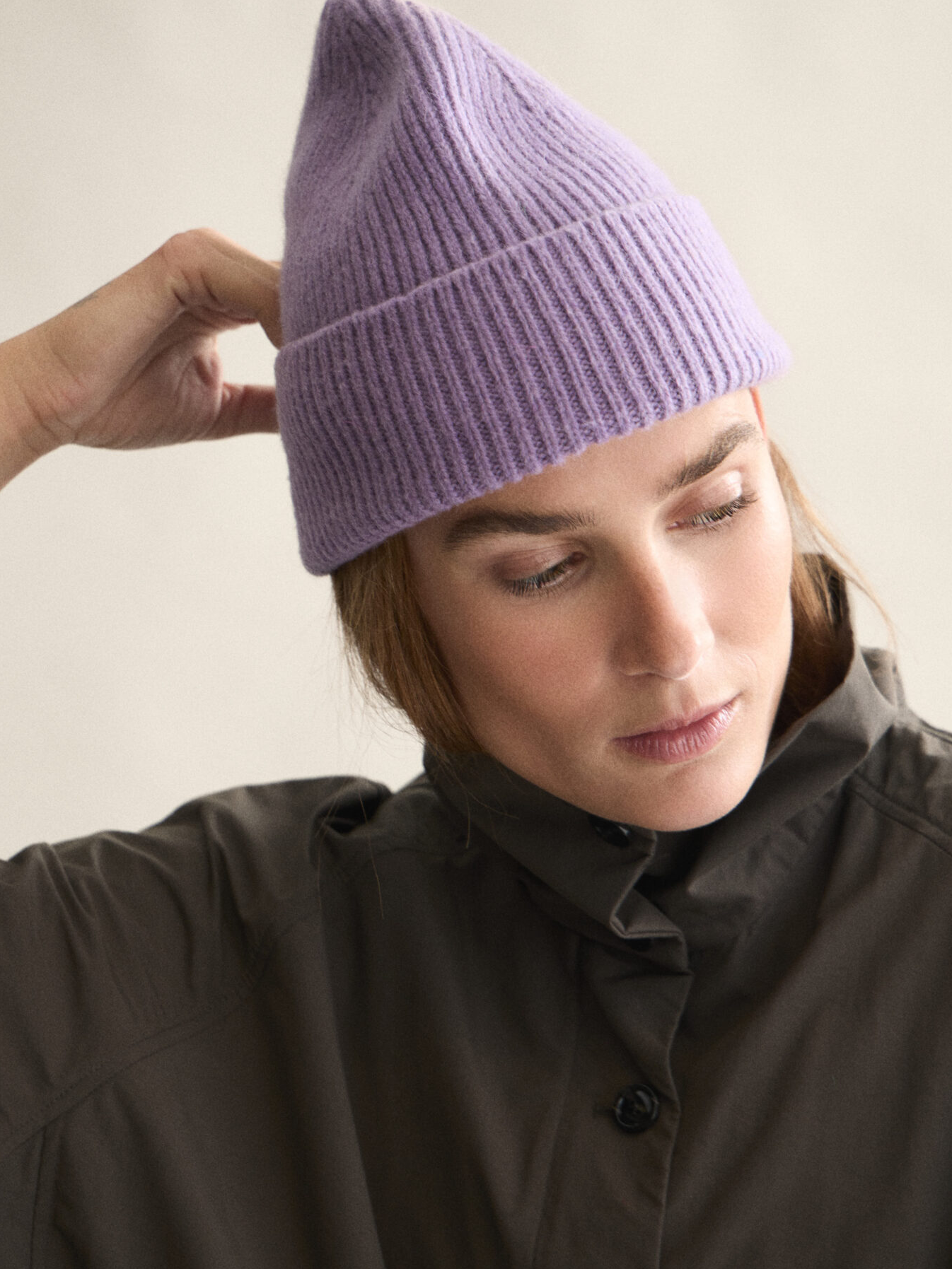 LE BONNET Beanie Lavender