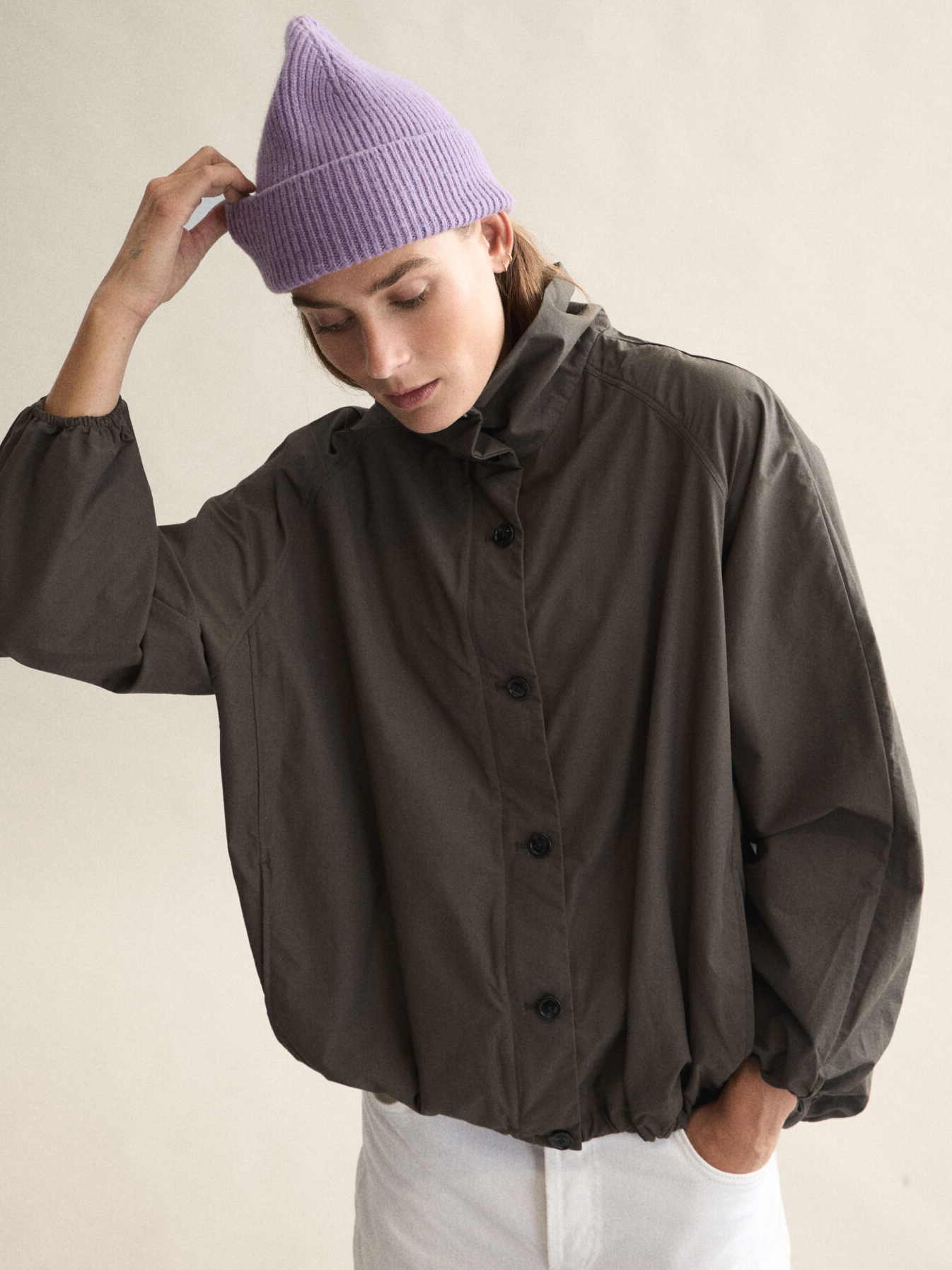 LE BONNET Beanie Lavender