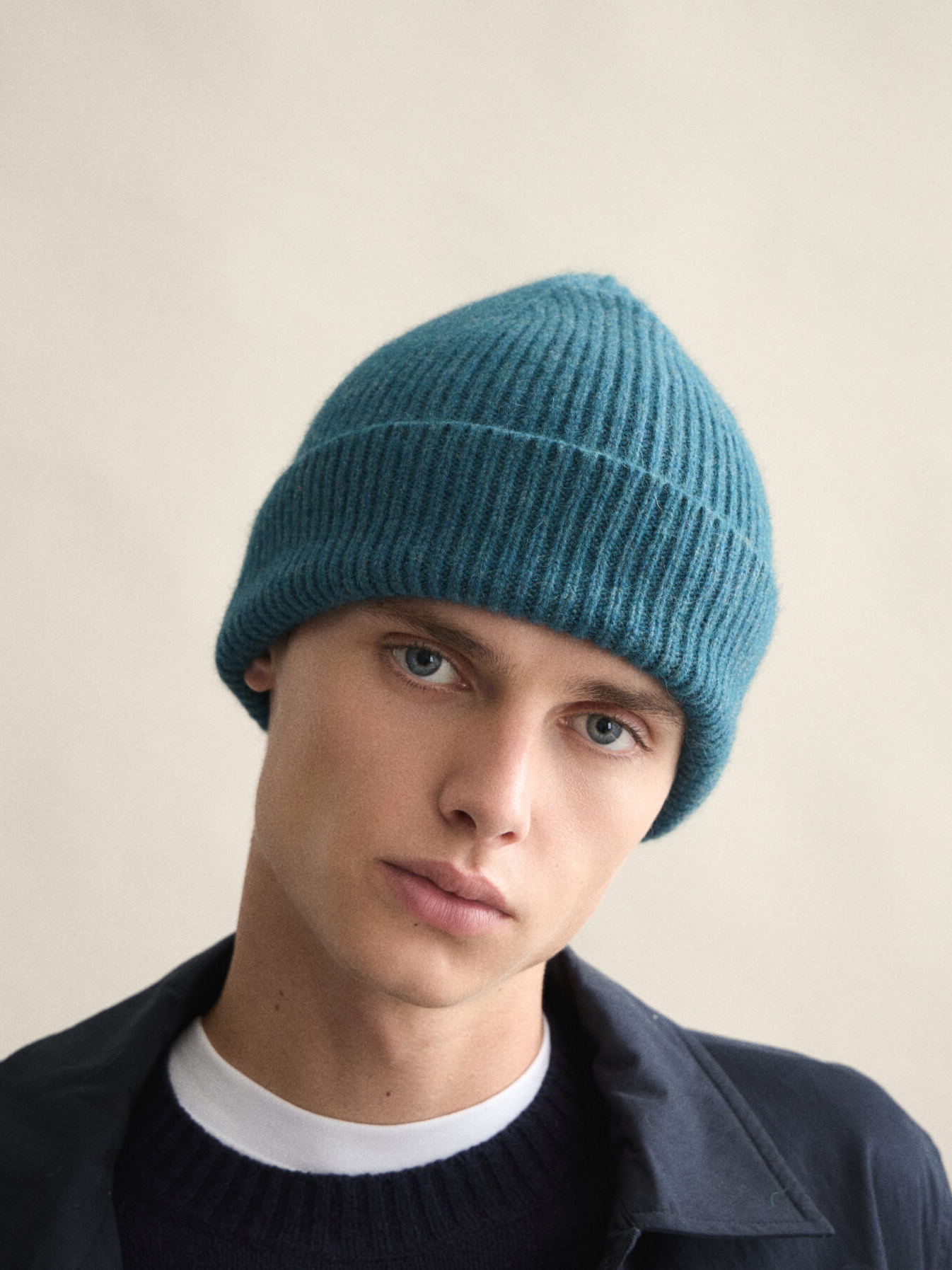 LE BONNET Beanie Petrol