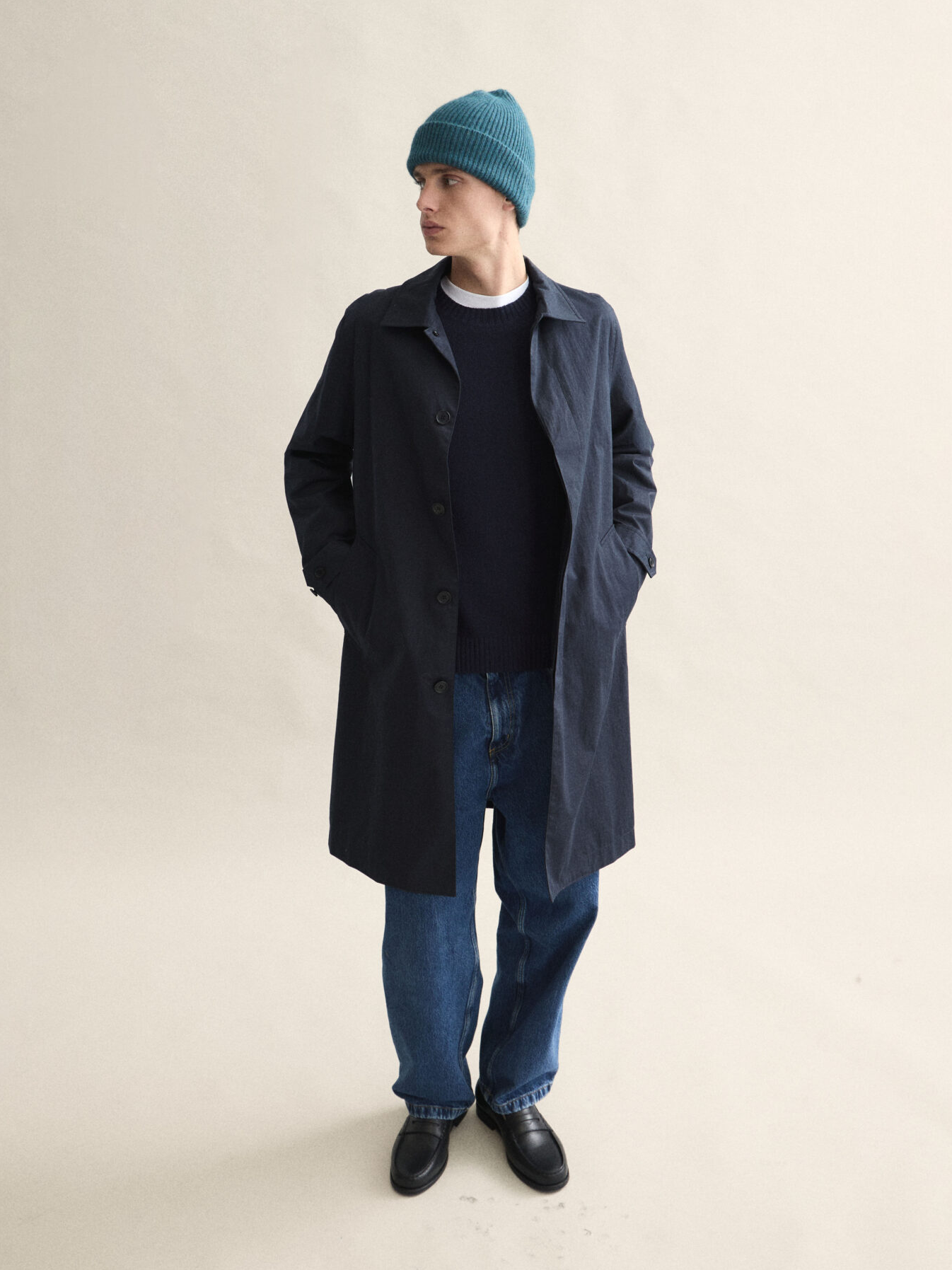 LE BONNET Beanie Petrol