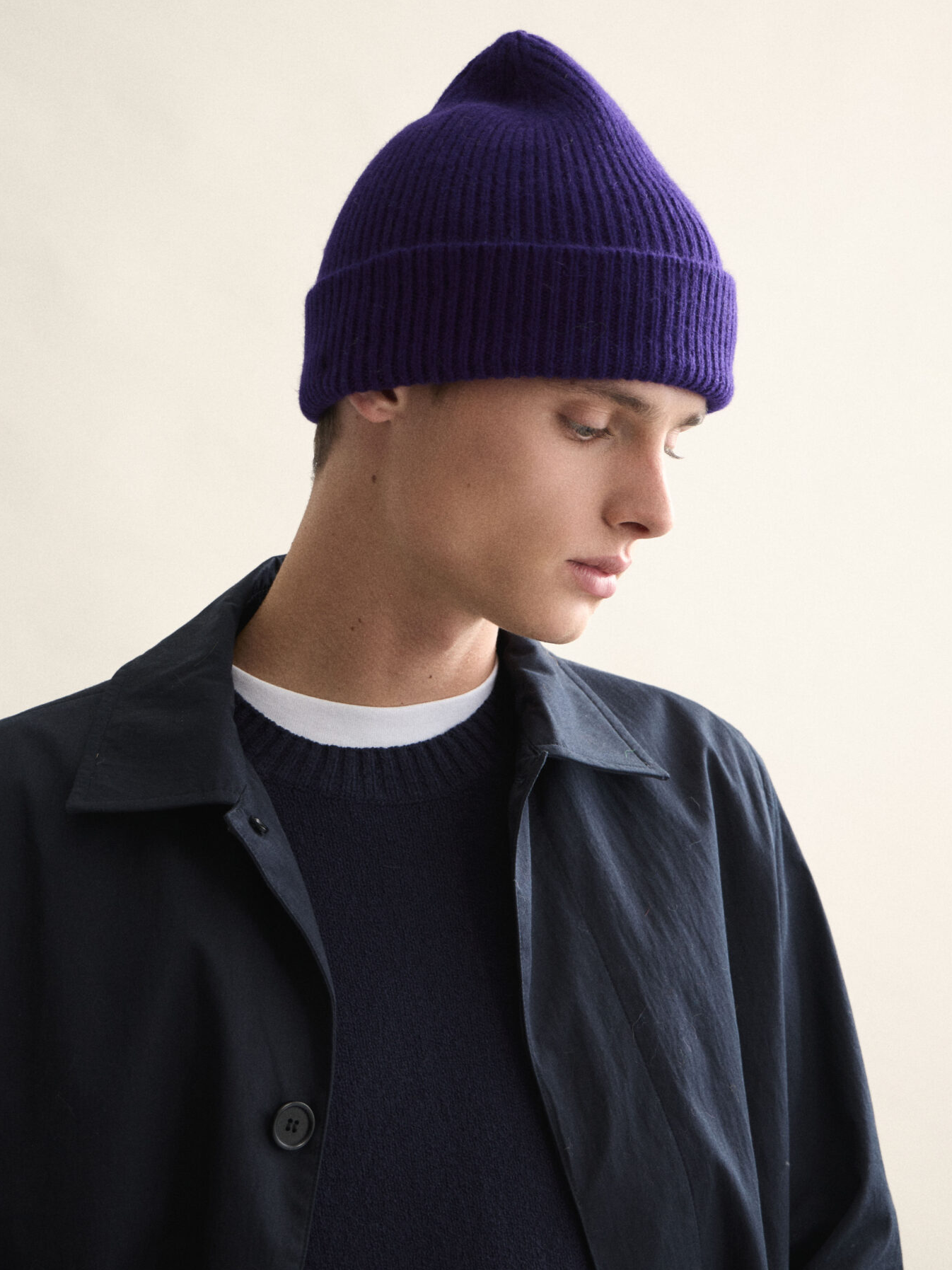LE BONNET Beanie Indigo