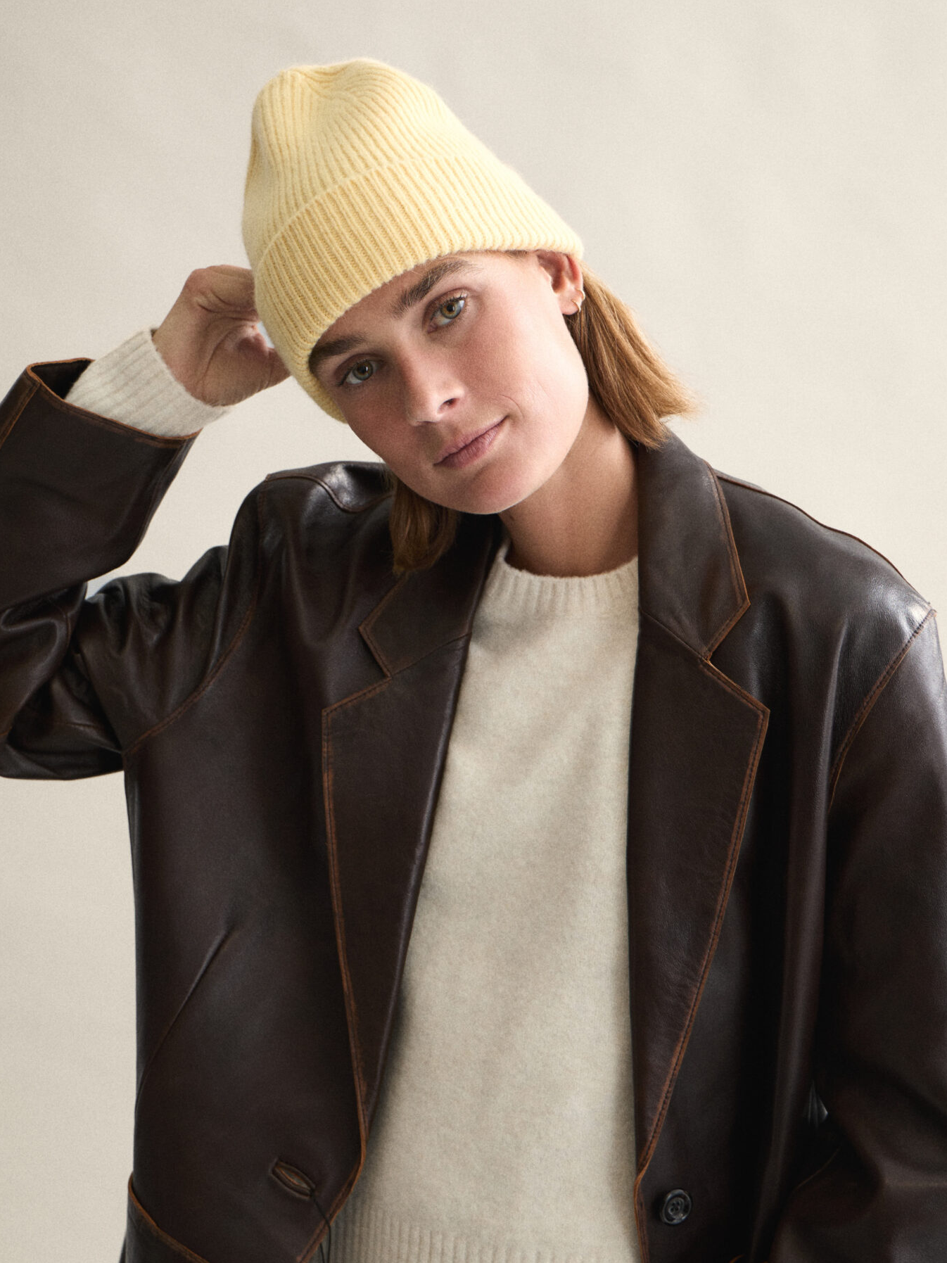 LE BONNET Beanie Blonde