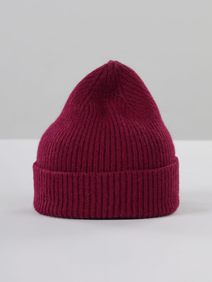 LE BONNET Beanie Wine Red