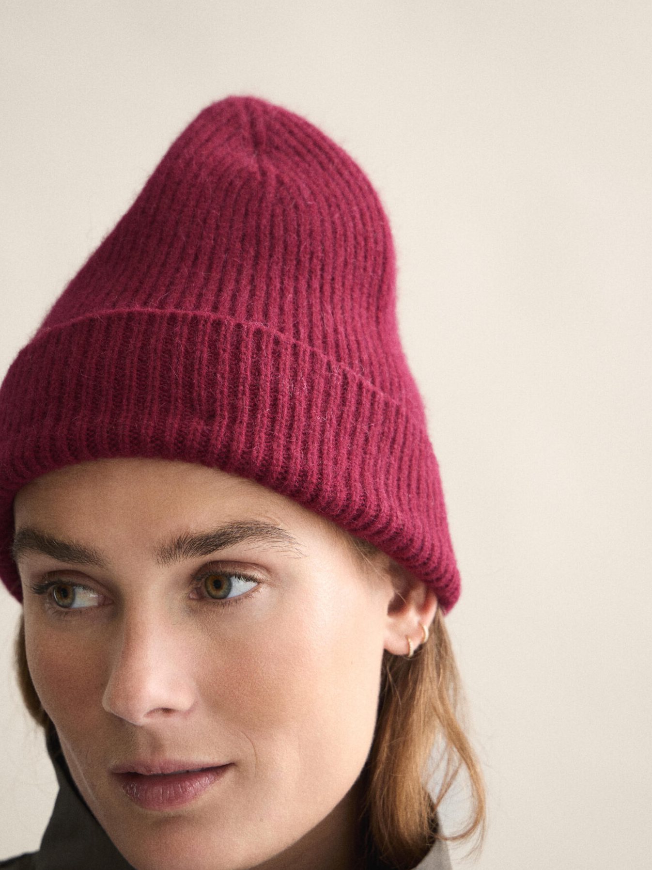 LE BONNET Beanie Wine Red