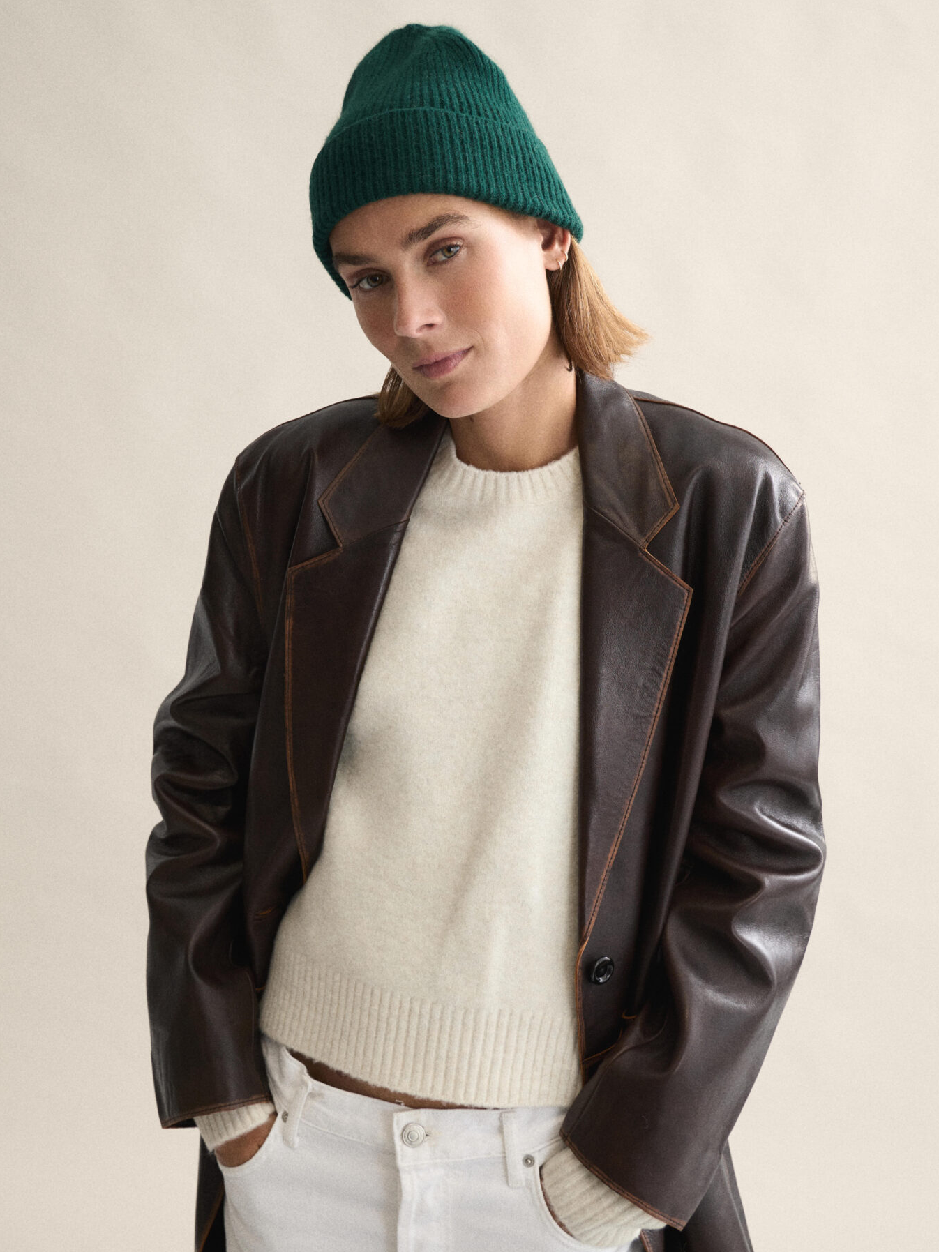 LE BONNET Beanie Moss