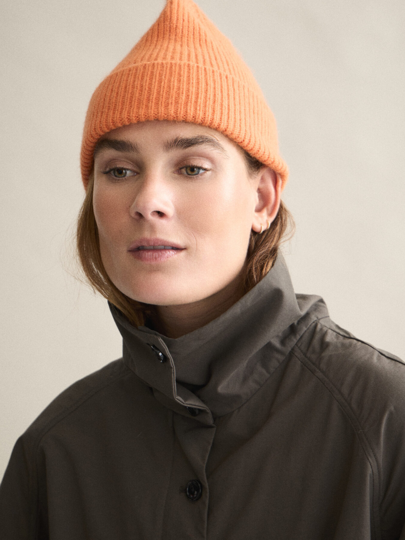 LE BONNET Beanie Flame Orange
