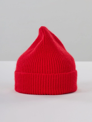 LE BONNET Beanie Crimson Red