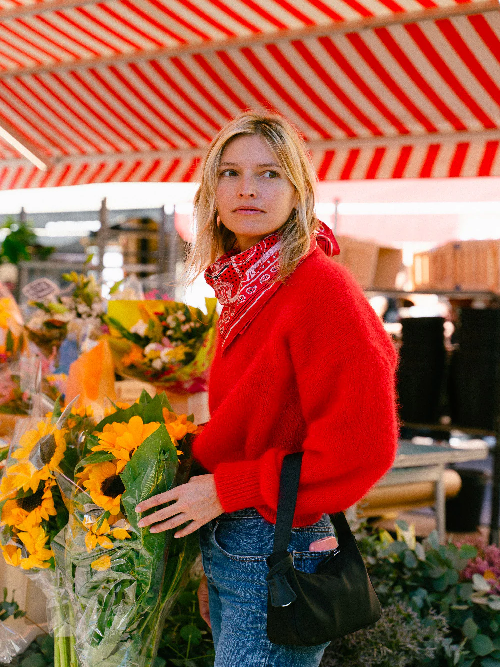 SURPRISE PARIS Jane Mohair Pullover - Red