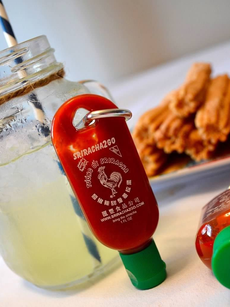 Mini Sriracha 2 Go Keychain (30ml)