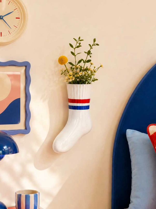 Sock Wall Vase