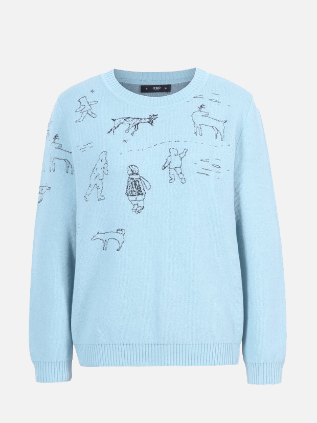 IVKO Pullover Arctic Joy - Light Blue
