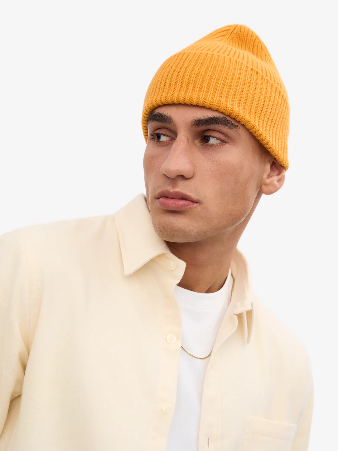 COLORFUL STANDARD Merino Wool Beanie - Burned Yellow