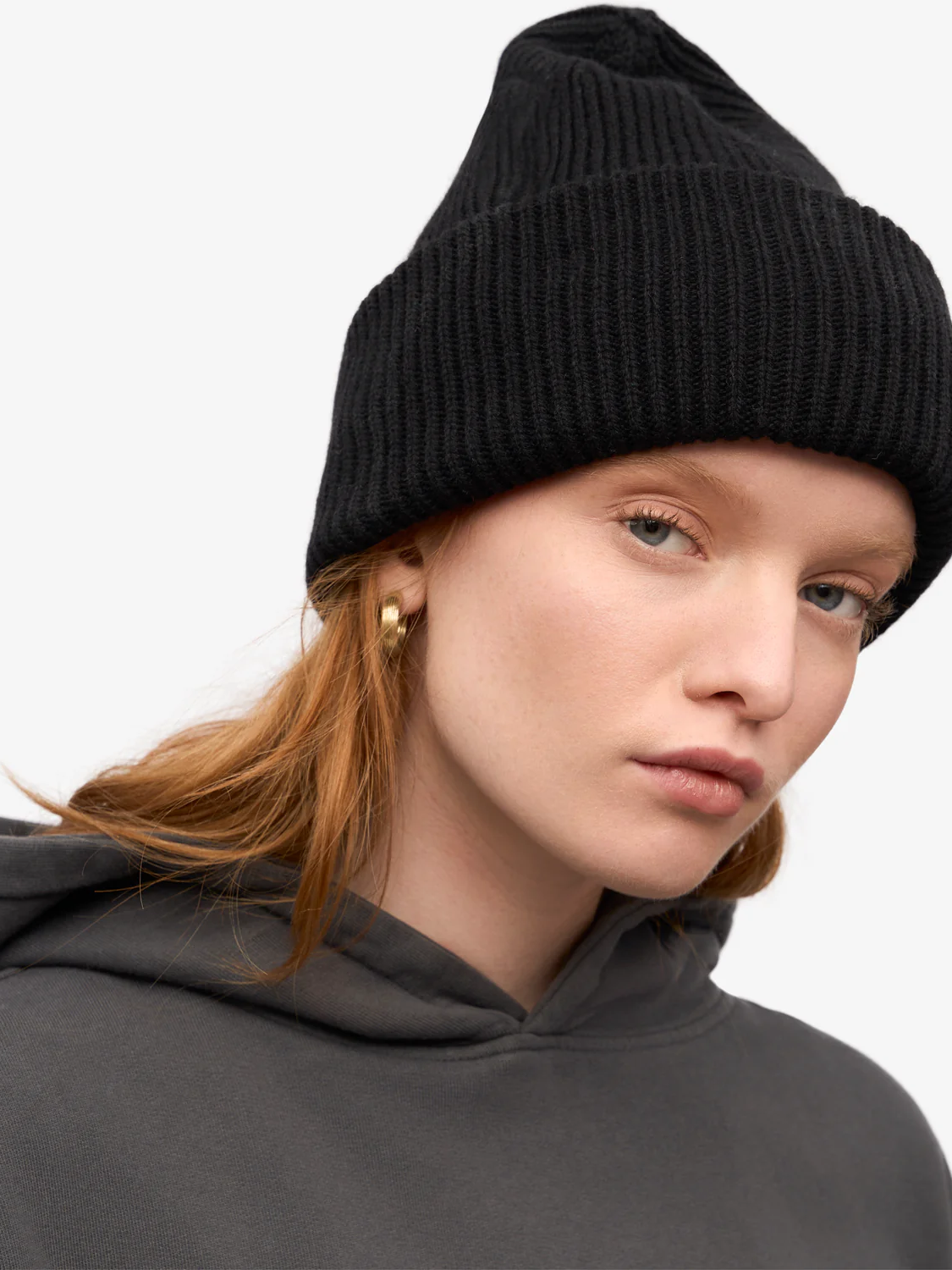 COLORFUL STANDARD Merino Wool Hat - Deep Black