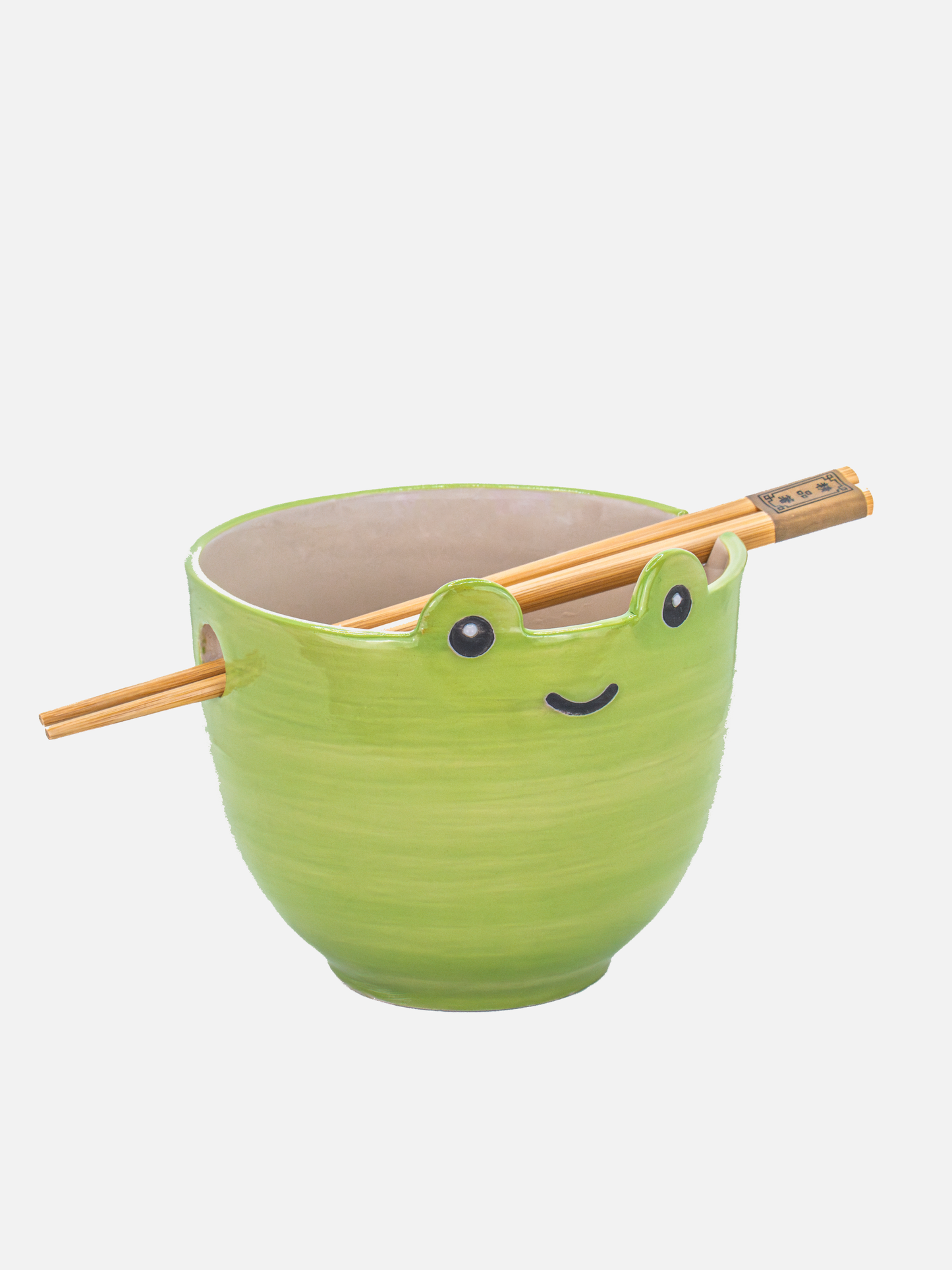 Frog Noodle Bowl - With Chopsticks