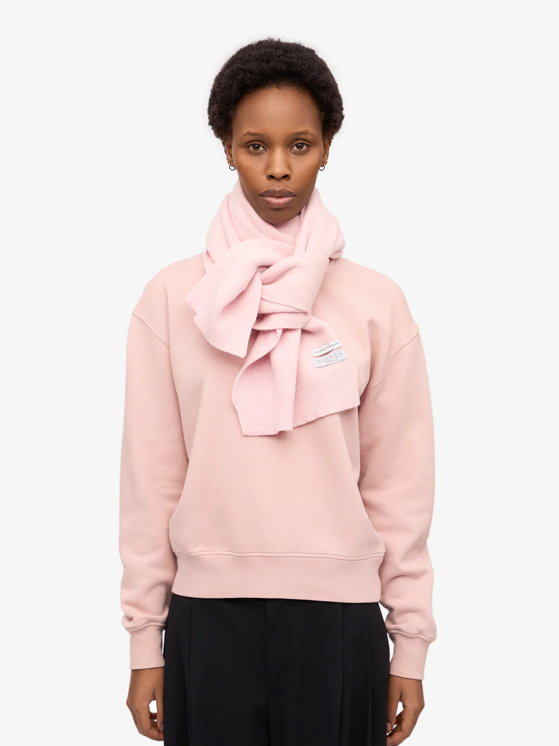 COLORFUL STANDARD Merino Wool Scarf - Faded Pink