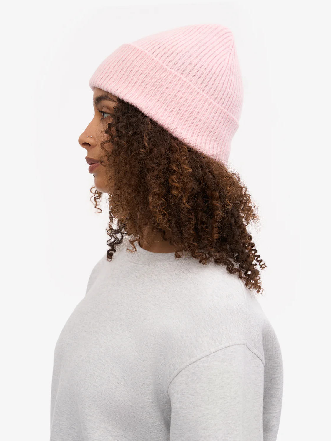 COLORFUL STANDARD Merino Wool Beanie - Faded Pink