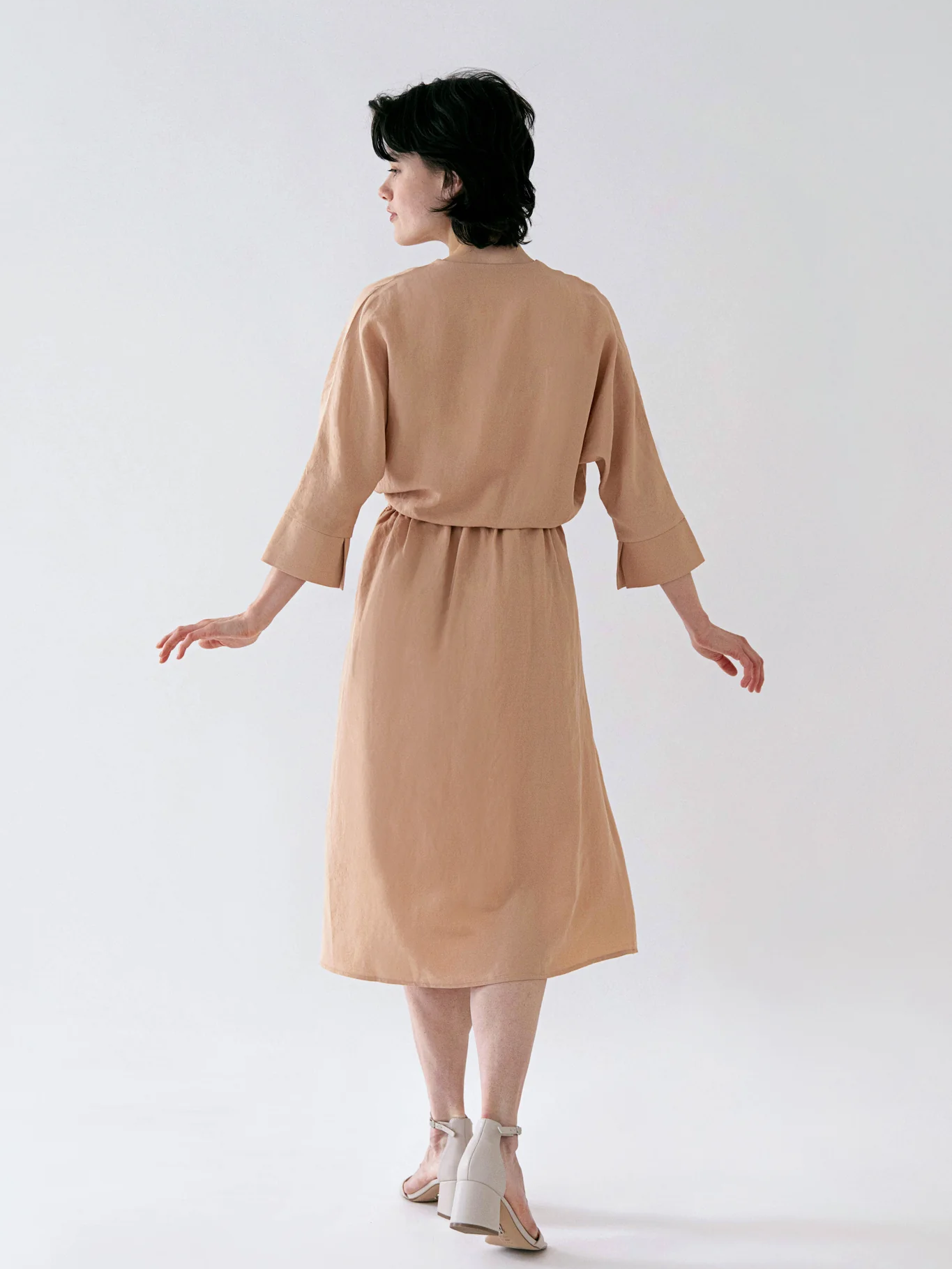 Frieda Dress Almond Beige