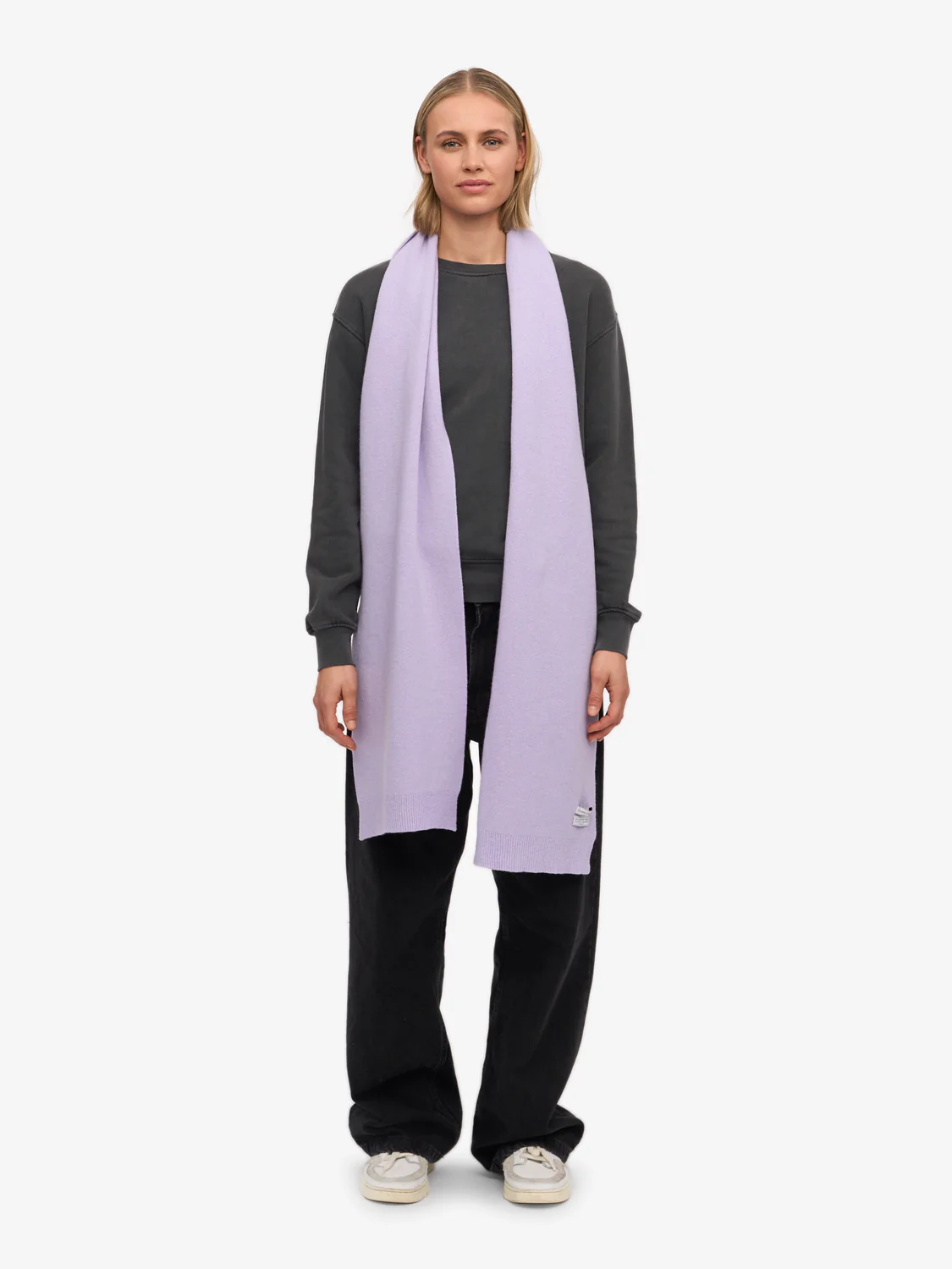 COLORFUL STANDARD Merino Wool Scarf - Soft Lavender