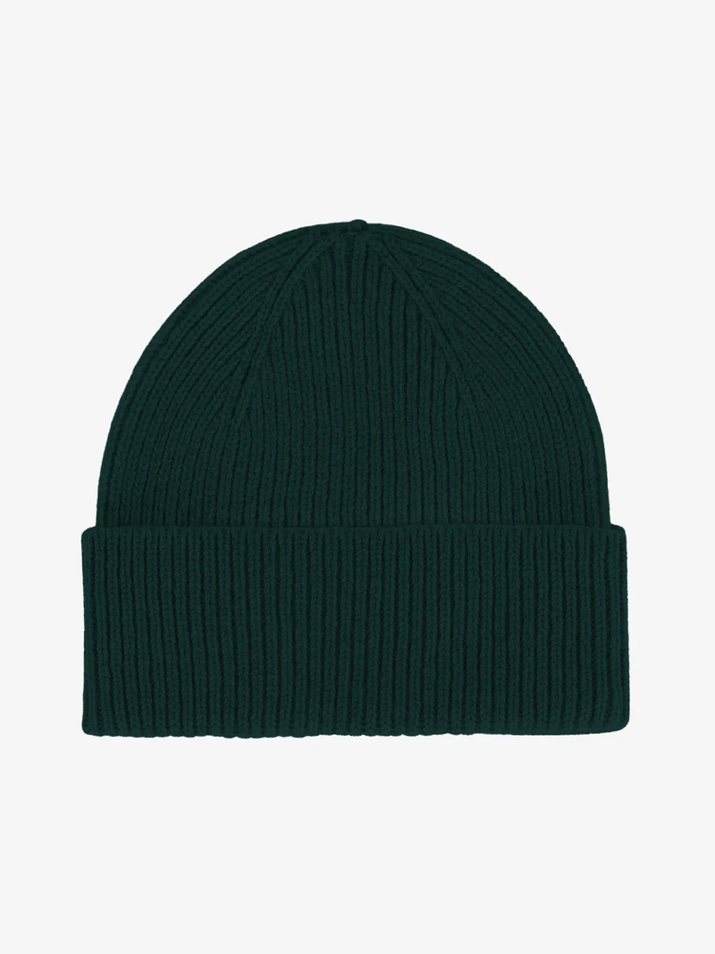 COLORFUL STANDARD Merino Wool Beanie - Emerald Green