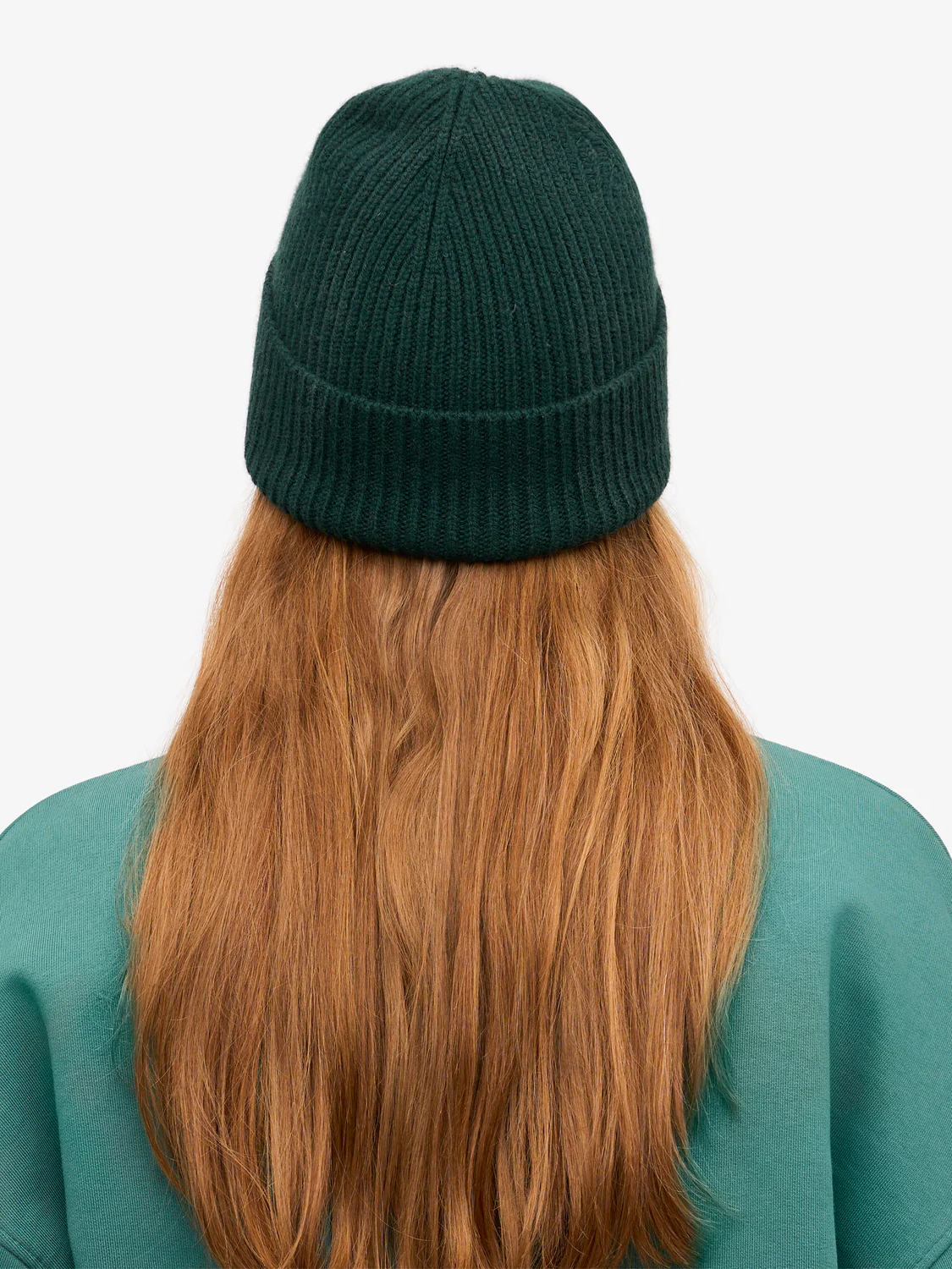 COLORFUL STANDARD Merino Wool Beanie - Emerald Green