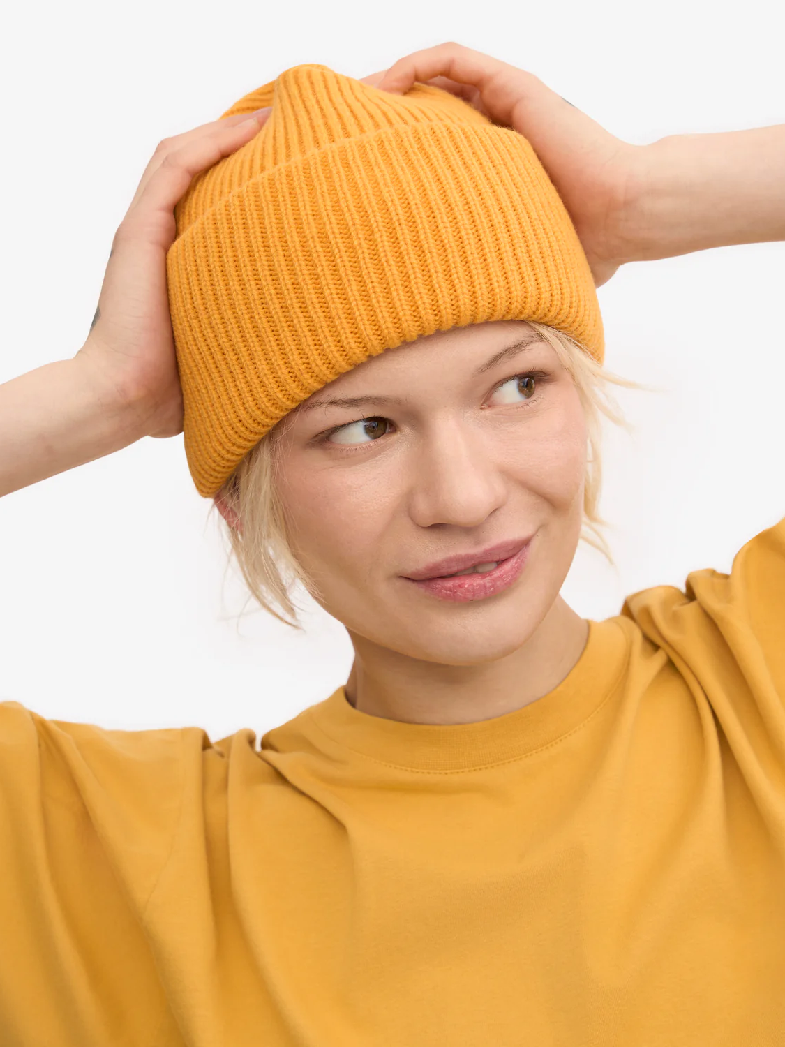 COLORFUL STANDARD Merino Wool Hat - Burned Yellow