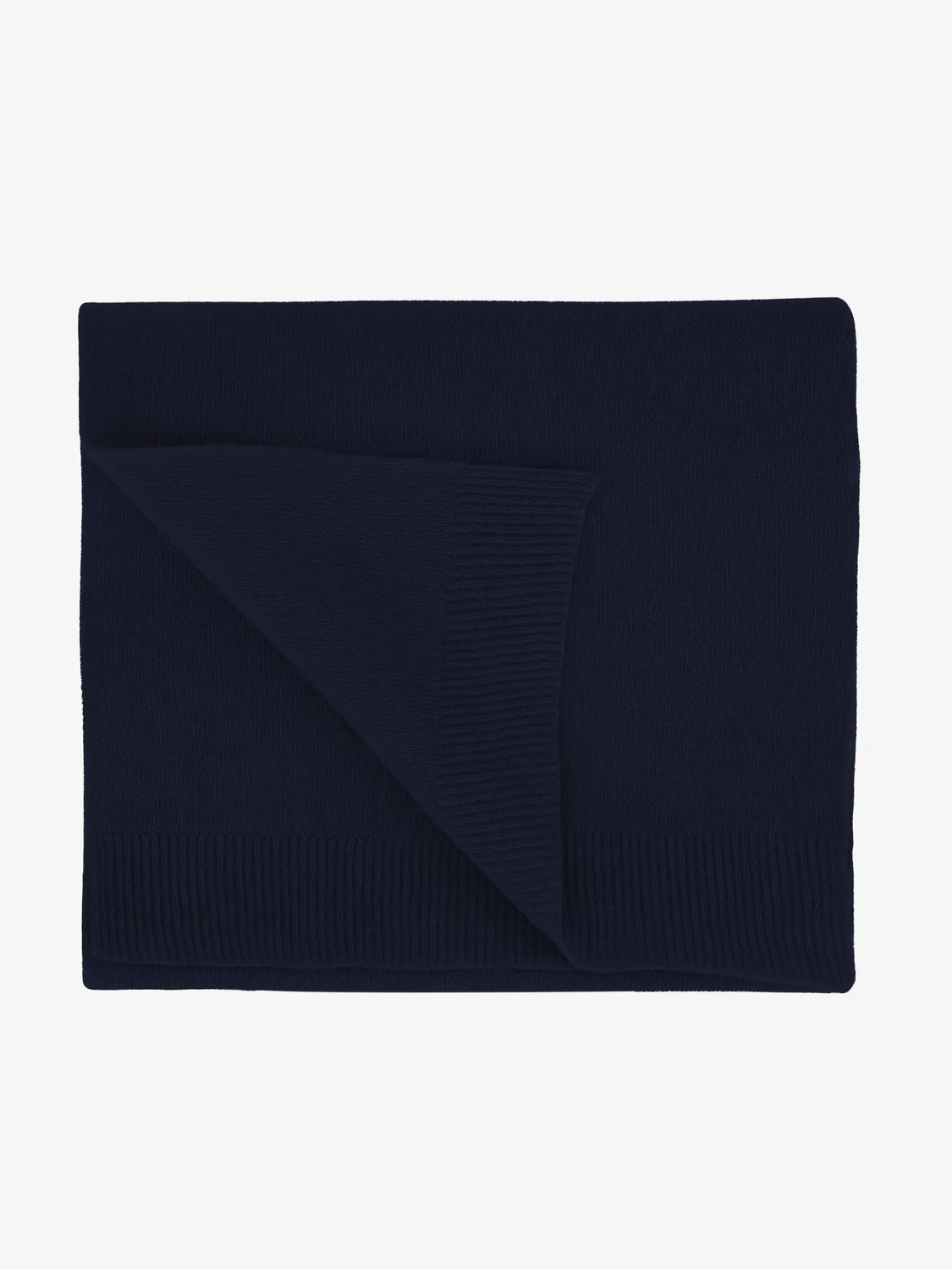 COLORFUL STANDARD Merino Wool Scarf - Navy Blue