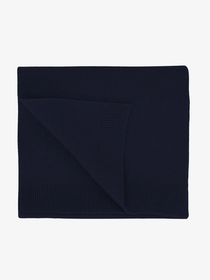 COLORFUL STANDARD Merino Wool Scarf - Navy Blue