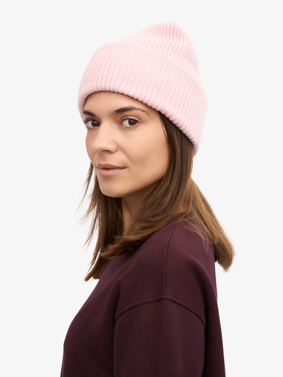 COLORFUL STANDARD Merino Wool Hat - Faded Pink