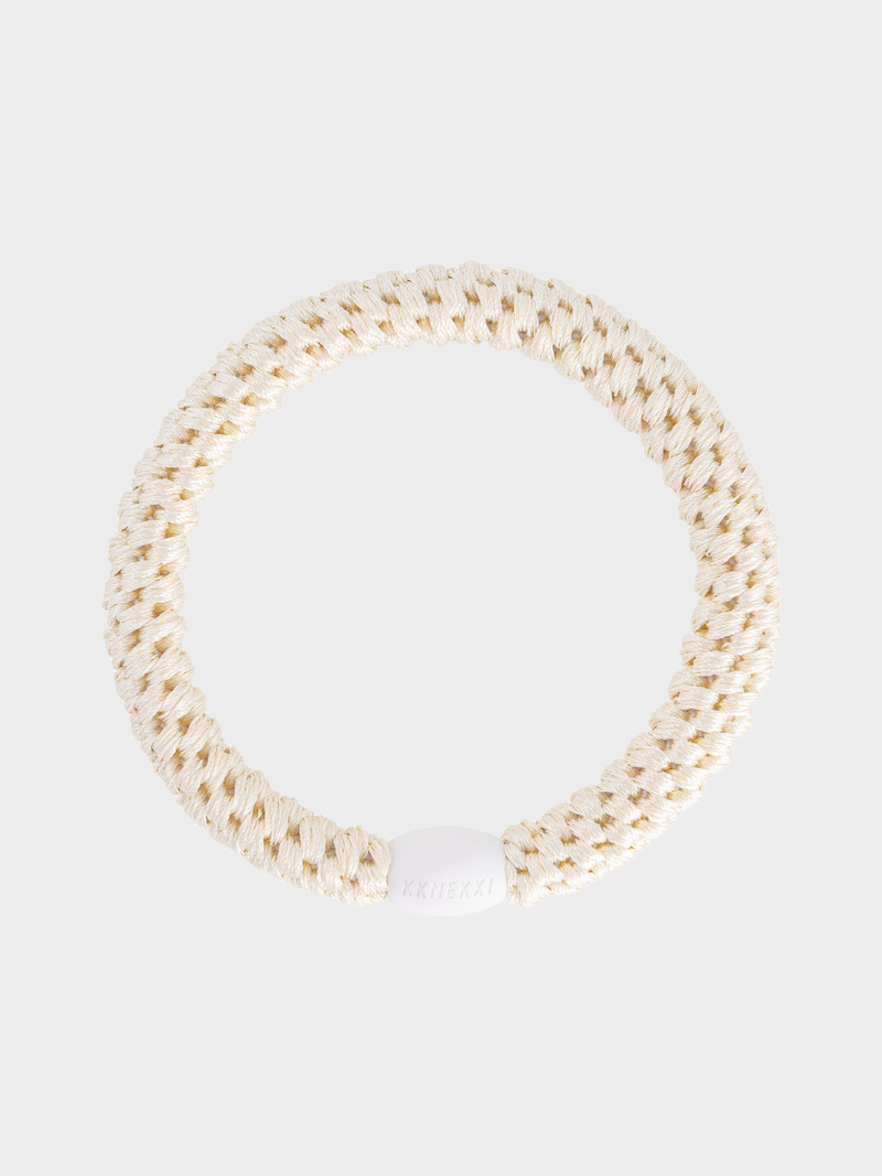 KKNEKKI Hair Tie Plain - Ivory - Scrunchie