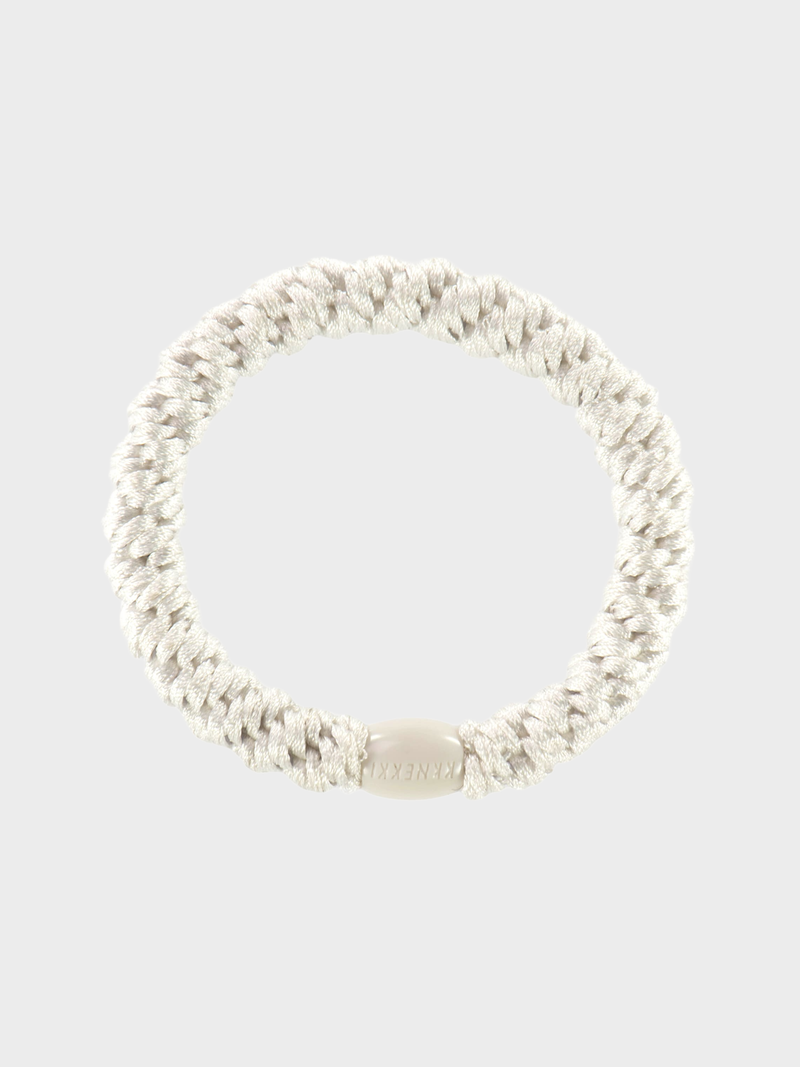 KKNEKKI Hair Tie Plain - White - Scrunchie