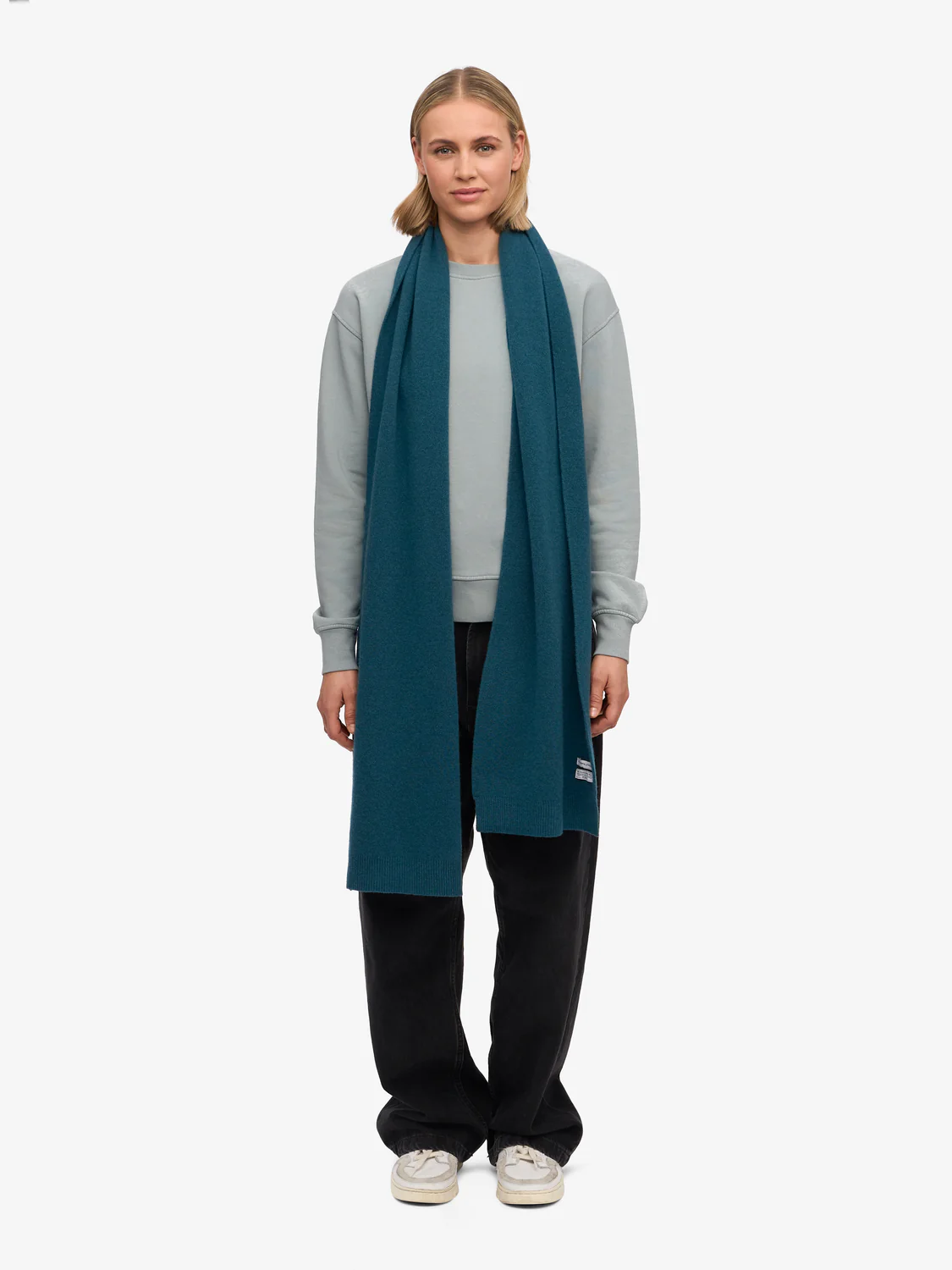COLORFUL STANDARD Merino Wool Scarf - Ocean Green