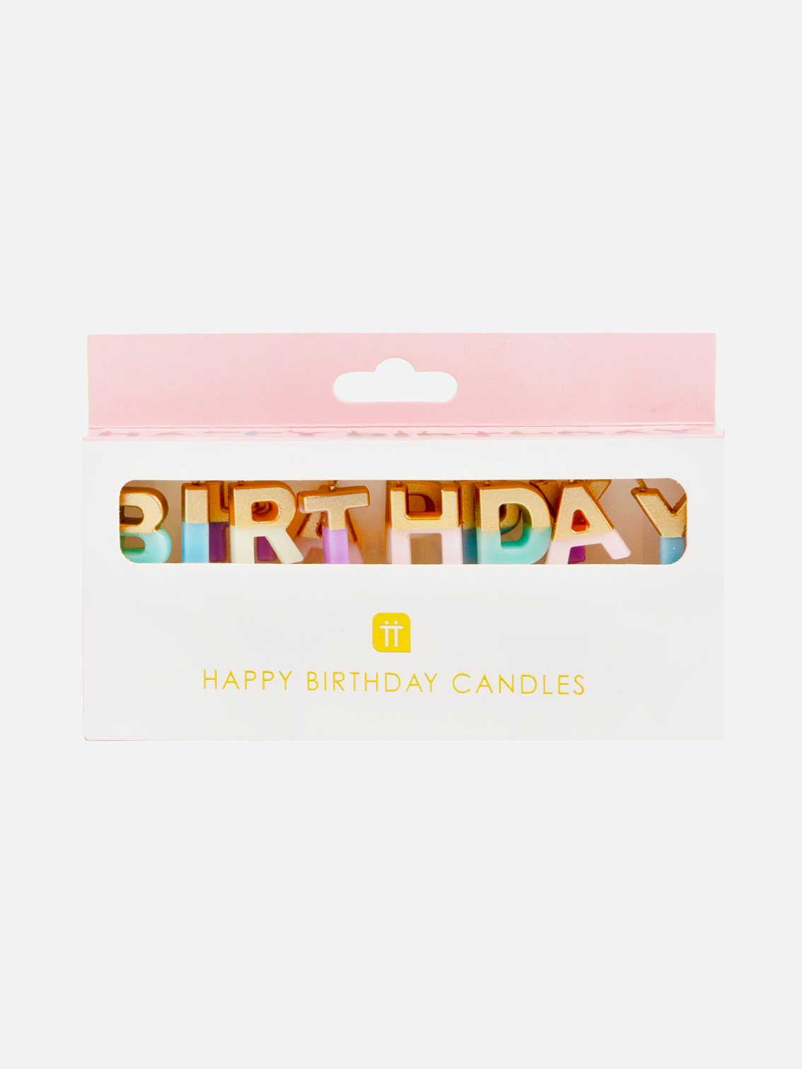 Pastel Happy Birthday Candle Set