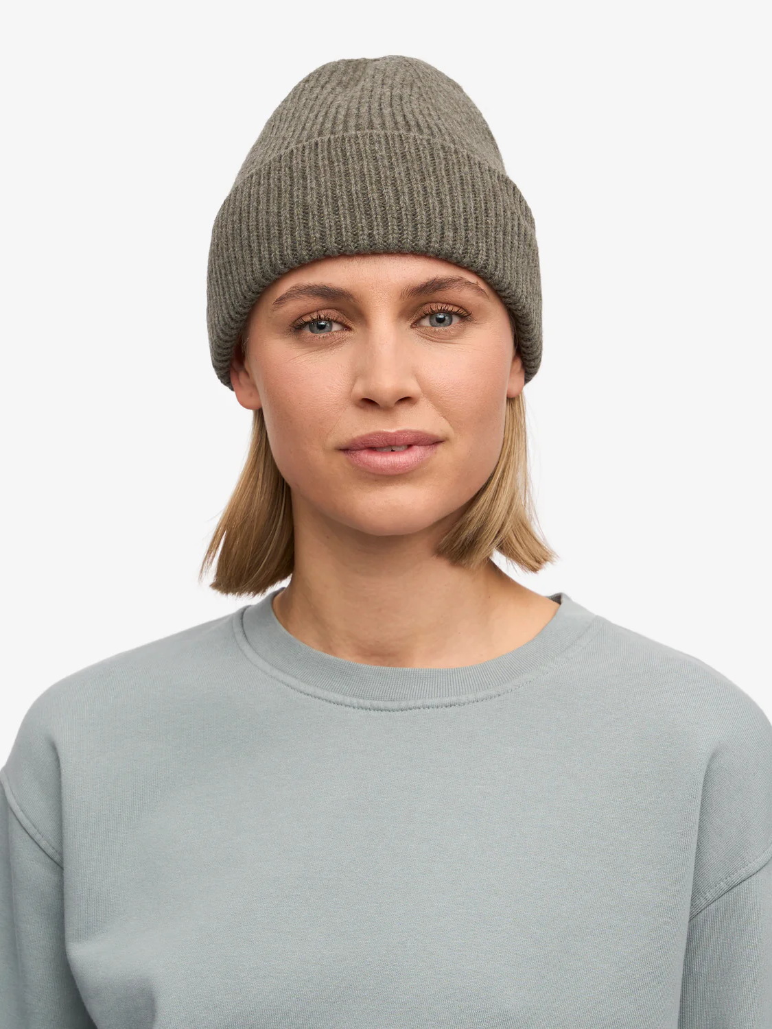 COLORFUL STANDARD Merino Wool Beanie - Dusty Olive