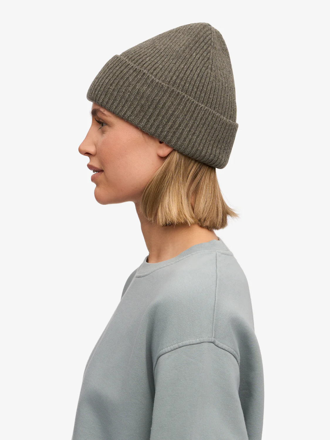 COLORFUL STANDARD Merino Wool Beanie - Dusty Olive