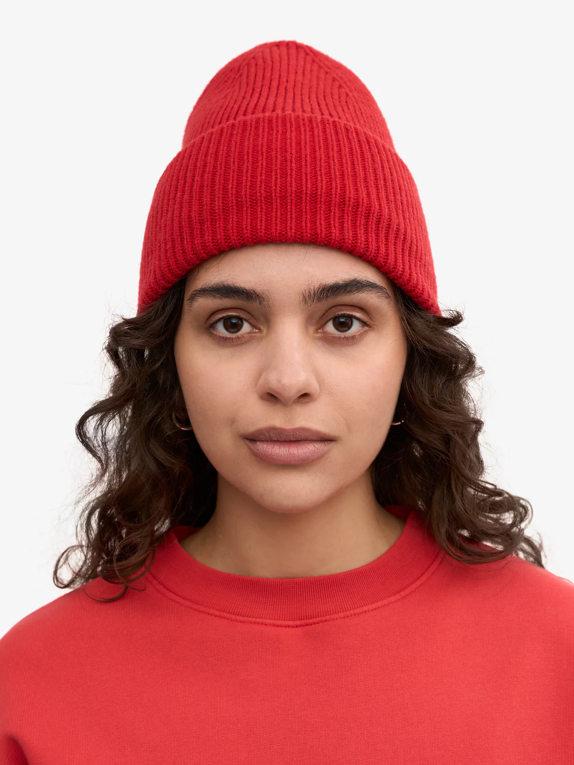 COLORFUL STANDARD Merino Wool Hat - Scarlet Red