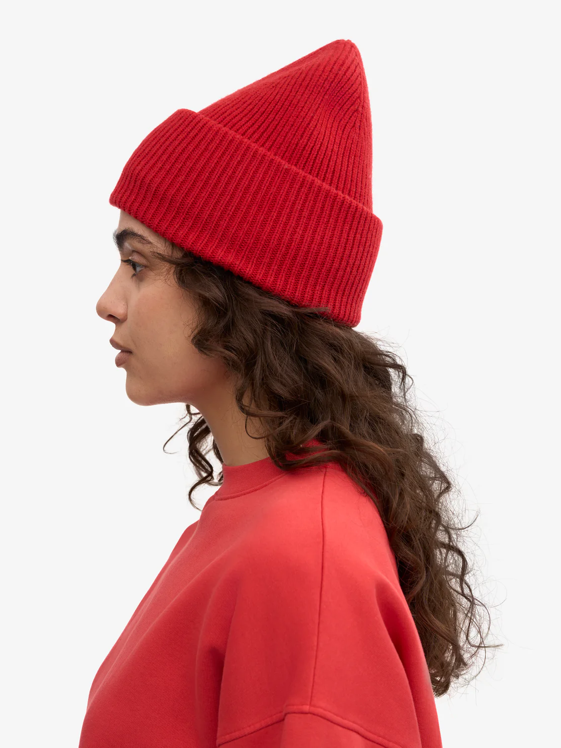 COLORFUL STANDARD Merino Wool Hat - Scarlet Red