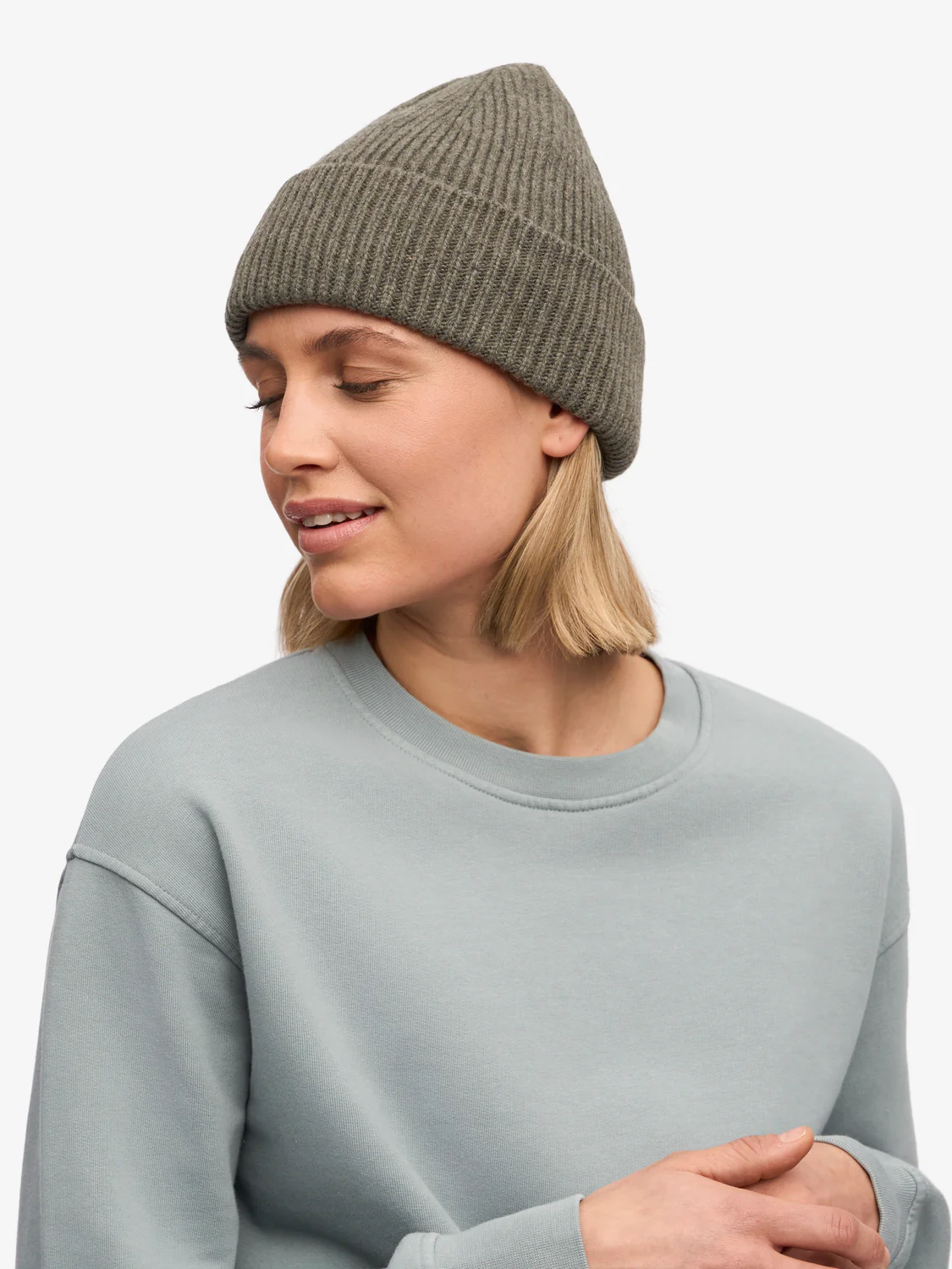 COLORFUL STANDARD Merino Wool Beanie - Dusty Olive
