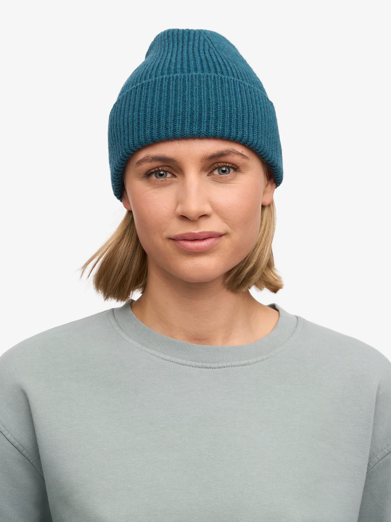 COLORFUL STANDARD Merino Wool Beanie - Ocean Green