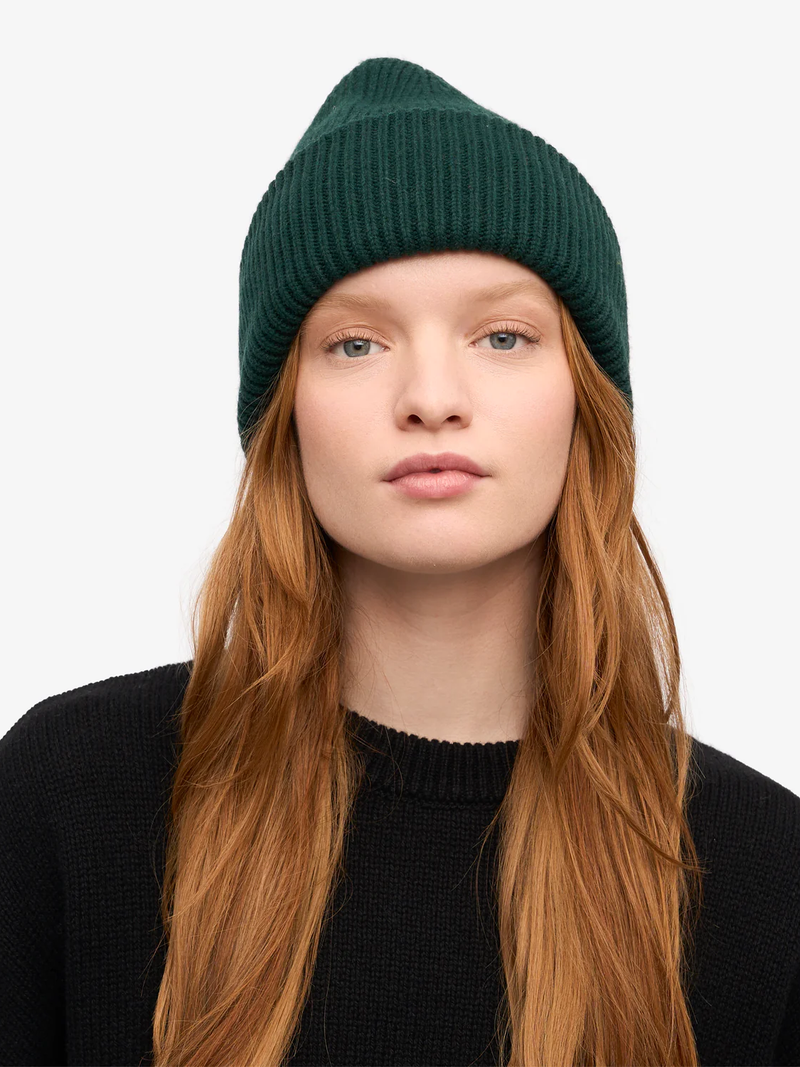 COLORFUL STANDARD Merino Wool Hat - Emerald Green