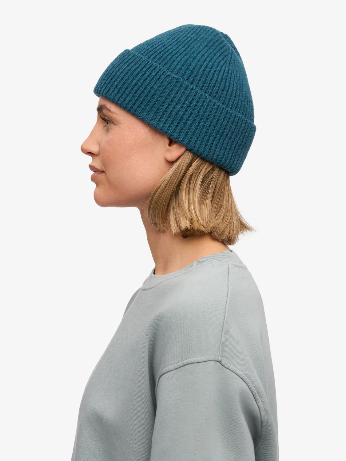 COLORFUL STANDARD Merino Wool Beanie - Ocean Green