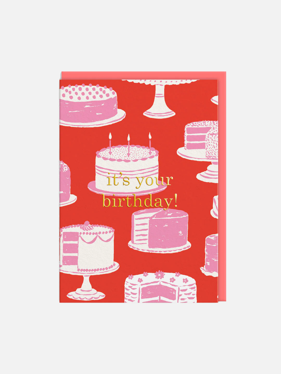 Cake Stands Happy Birthday - Karte