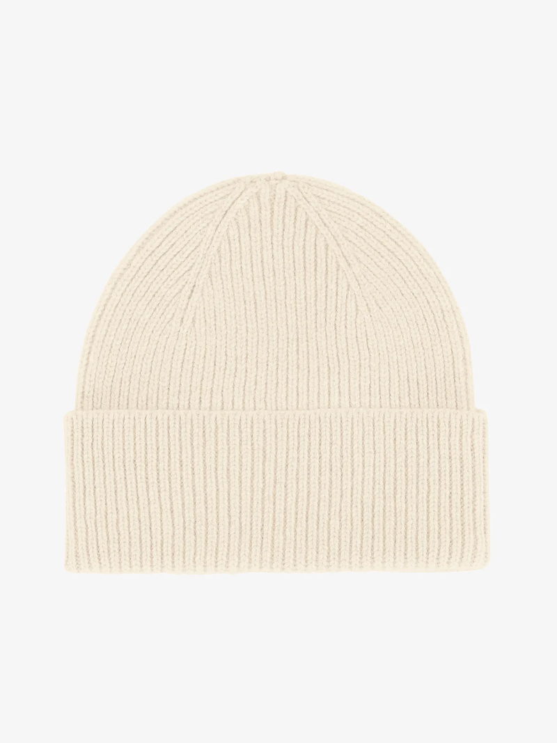 COLORFUL STANDARD Merino Wool Beanie - Optical White