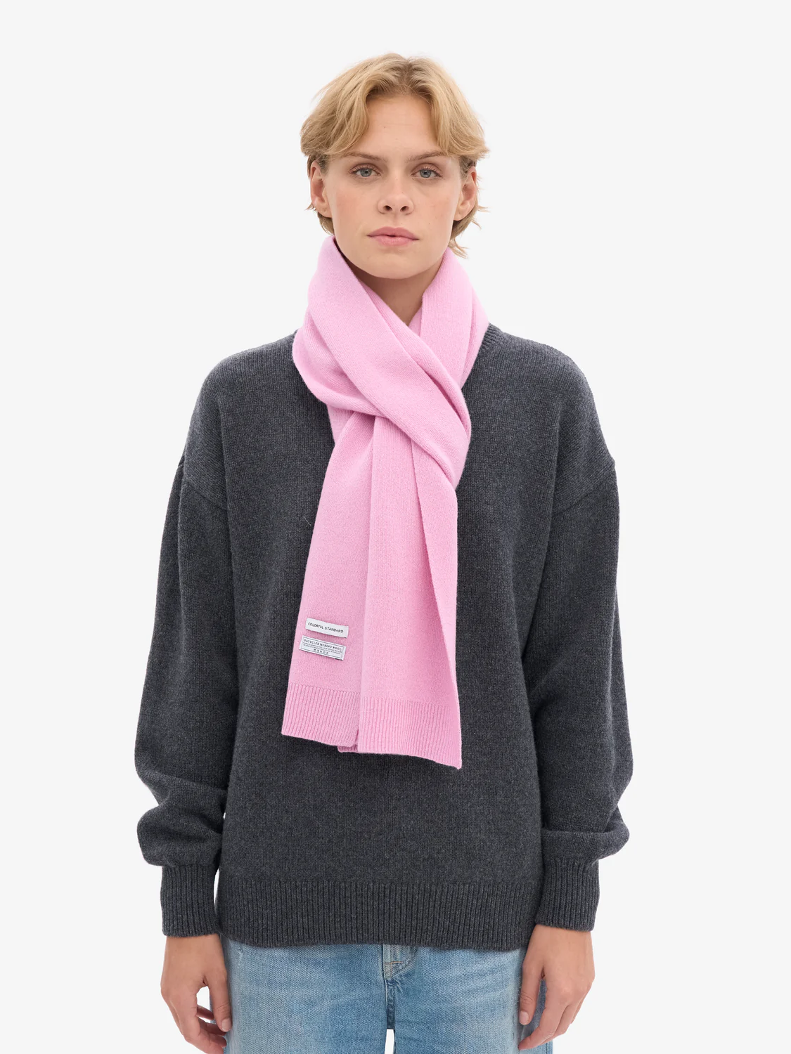 COLORFUL STANDARD Merino Wool Scarf - Cherry Blossom