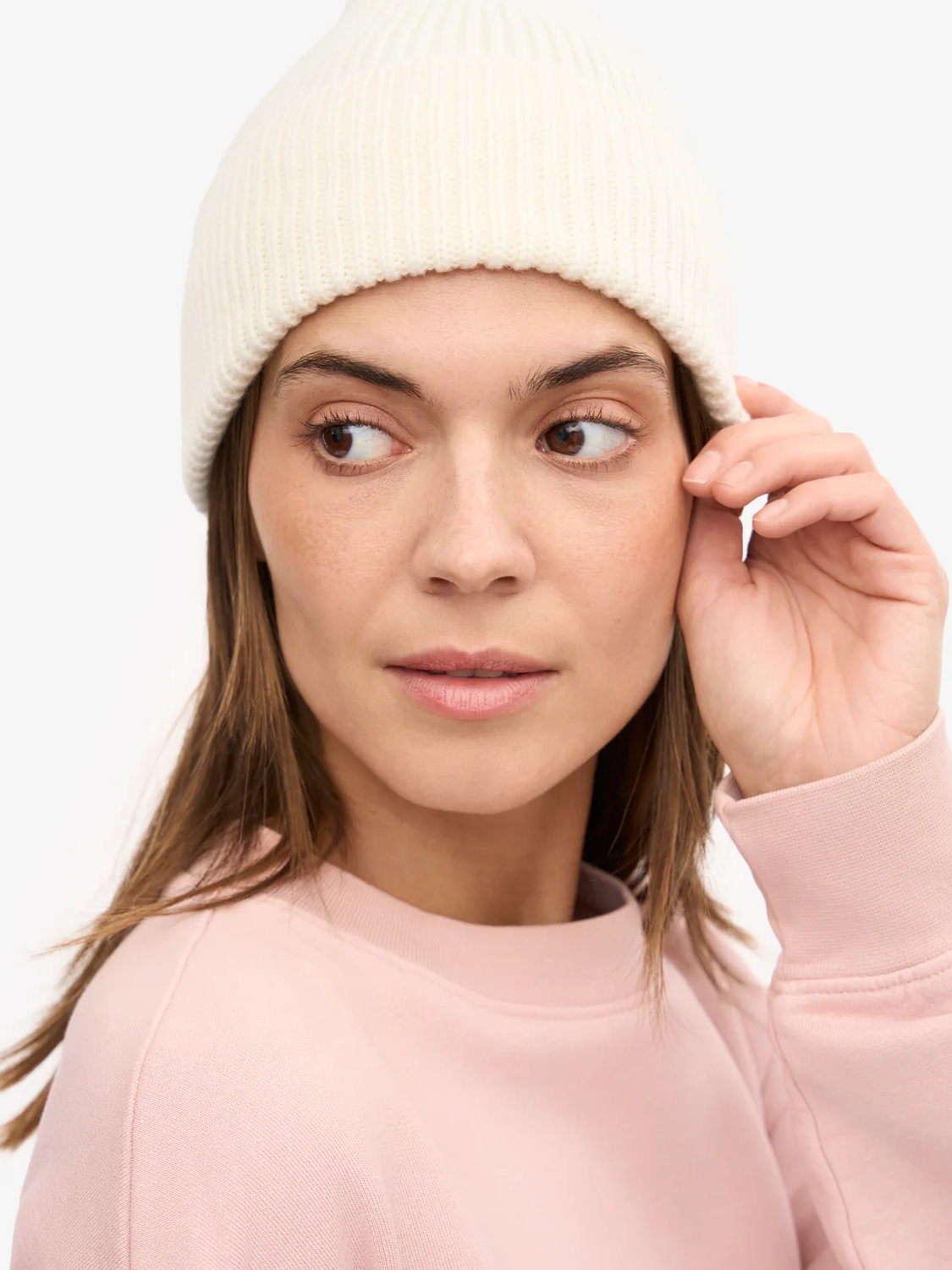 COLORFUL STANDARD Merino Wool Beanie - Optical White