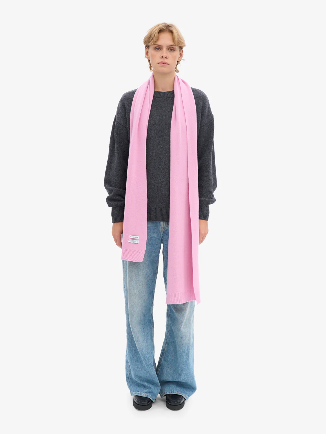 COLORFUL STANDARD Merino Wool Scarf - Cherry Blossom