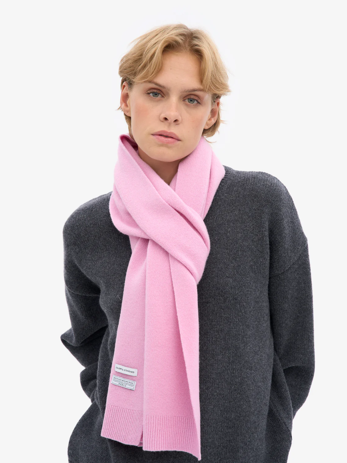 COLORFUL STANDARD Merino Wool Scarf - Cherry Blossom