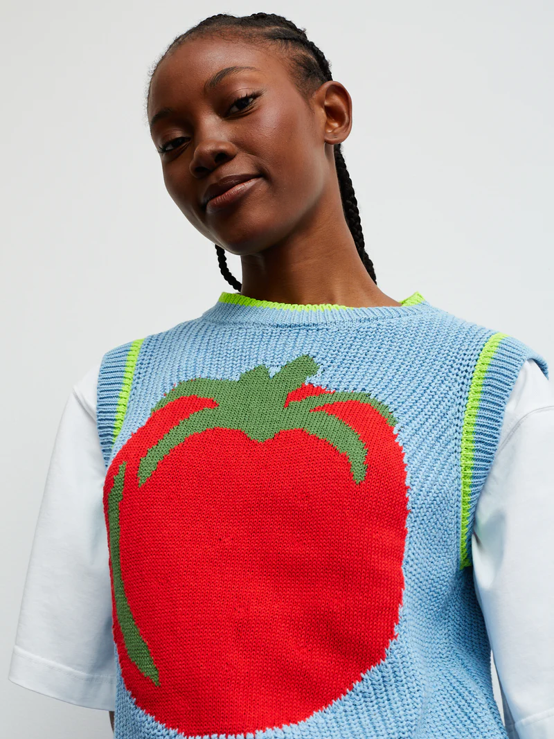 Blue Pomodoro Vest