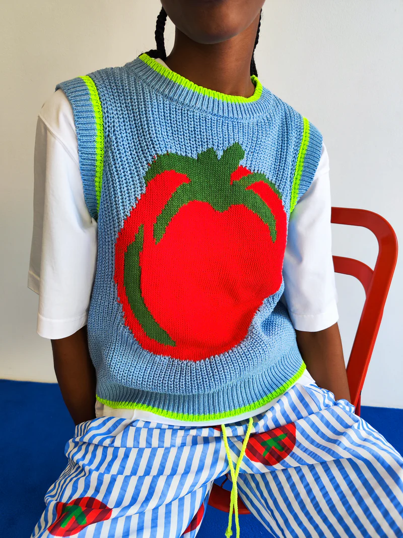 Blue Pomodoro Vest