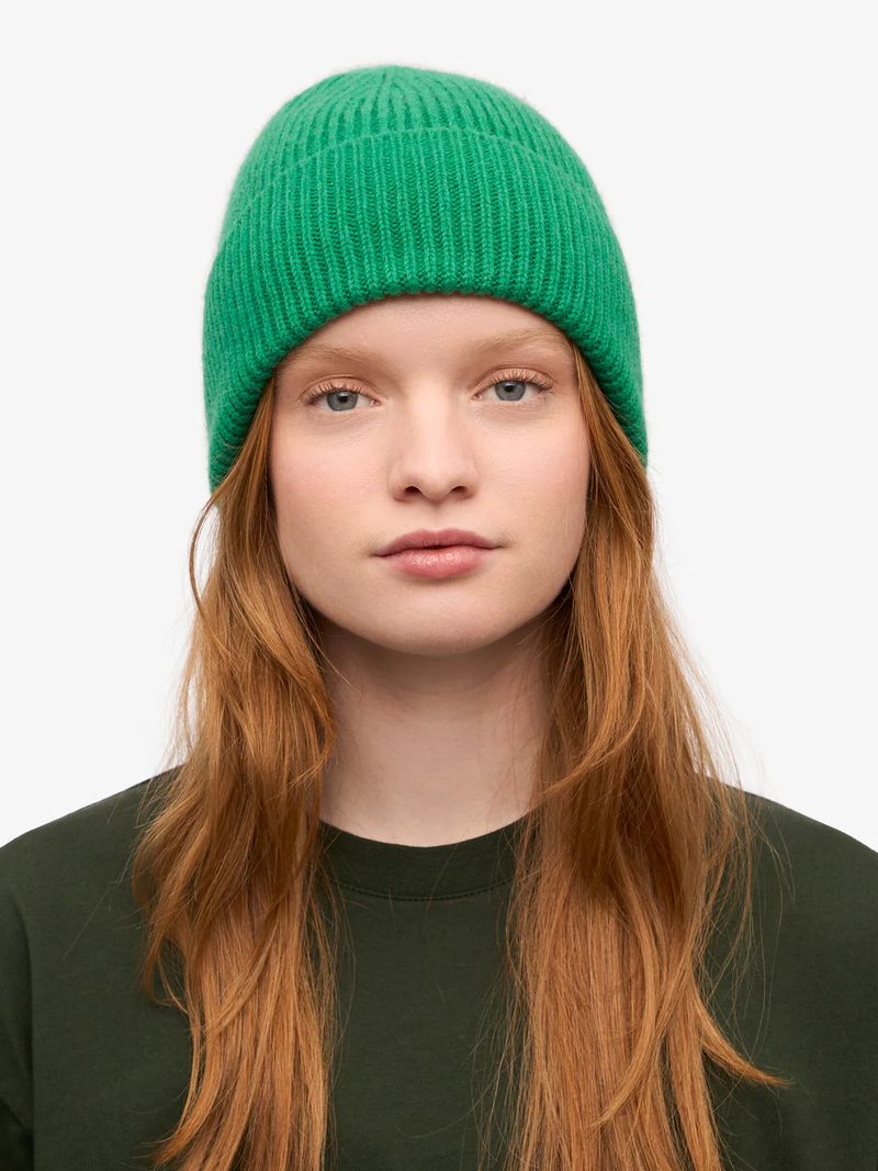 COLORFUL STANDARD Merino Wool Beanie - Kelly Green