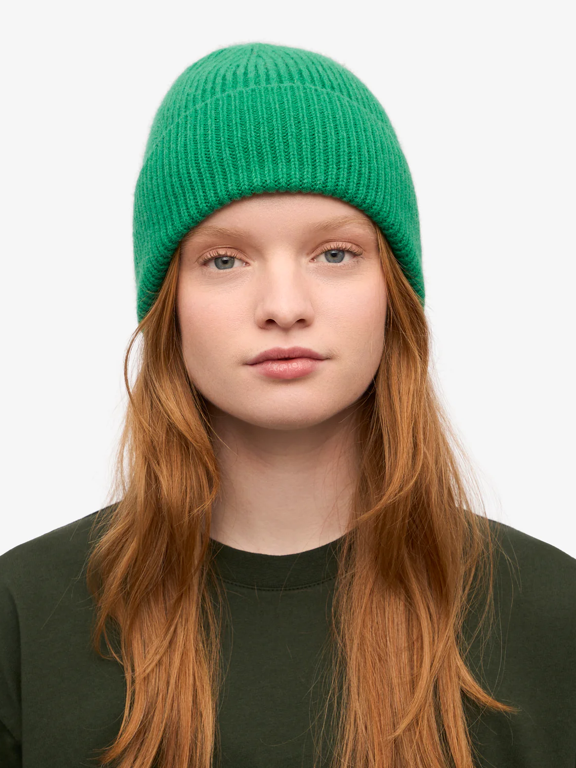 COLORFUL STANDARD Merino Wool Beanie - Kelly Green